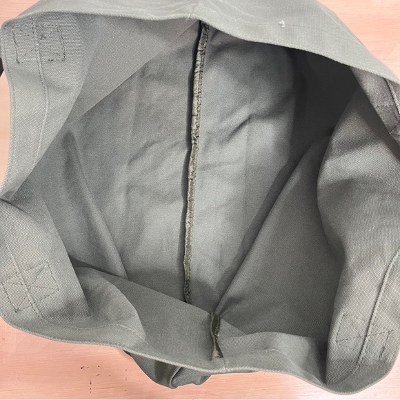 Cynthia Rowley Green Canvas Tote Bag - Picture 4 of 5